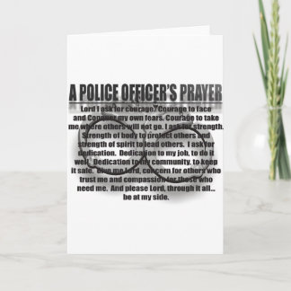 警察官の祈りの言葉 カード