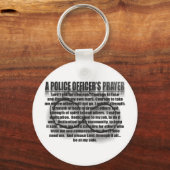 警察官の祈りの言葉 キーホルダー (正面)