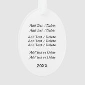 警察官の細いブルーライン オーナメント (裏面)