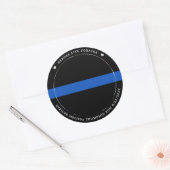 警察官の落ちたヒーローが永遠に生きる ラウンドシール (封筒)