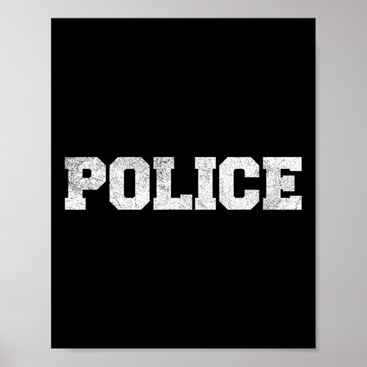 警察官の衣装アパレル ポスター (正面)