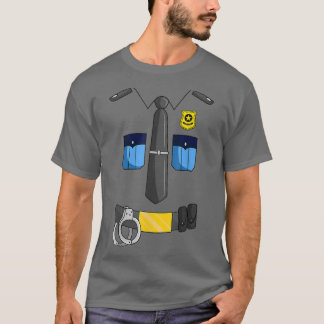 警察官の衣装警官の警官の保安官ハロ Tシャツ