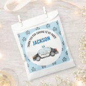 警察官の誕生日パーティー フェイバーバッグ (クリップ留めされた状態)