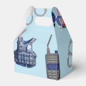 警察官の誕生日パーティー フェイバーボックス (裏面サイド)