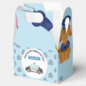 警察官の誕生日パーティー フェイバーボックス (オープン)