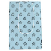 警察官の誕生日パーティー ミディアムペーパーバッグ (裏面)