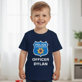 警察官の誕生日パーティー Tシャツ