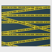 警察官の誕生日又は退職事務のユーモア ラッピングペーパー (フラット)