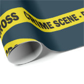 警察官の誕生日又は退職事務のユーモア ラッピングペーパー (ロールコーナー)