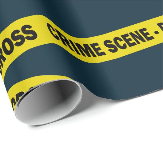 警察官の誕生日又は退職事務のユーモア ラッピングペーパー (ロールコーナー)