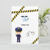 警察官の誕生日 サンキューカード (スタンド正面)