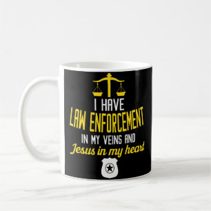 警察官の警官の法の執行のコーヒー・マグ コーヒーマグカップ