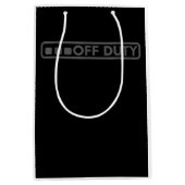 警察官の警察に最適なオフデューティ ミディアムペーパーバッグ (正面)