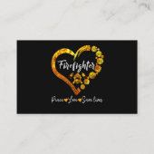 警察官の警察に最適なオフデューティ 名刺 (裏面)