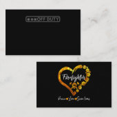 警察官の警察に最適なオフデューティ 名刺 (正面/裏面)