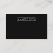 警察官の警察に最適なオフデューティ 名刺 (正面)