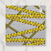 警察官の赤ちゃんシャワー フェイバータグ (裏面)