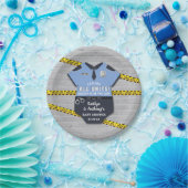 警察官の赤ちゃんシャワー ペーパープレート (パーティー)