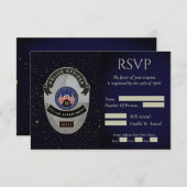 警察官の退職応答カード 出欠カード (正面/裏面)