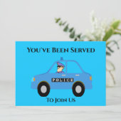 警察官の退職招待状 招待状 (スタンド正面)