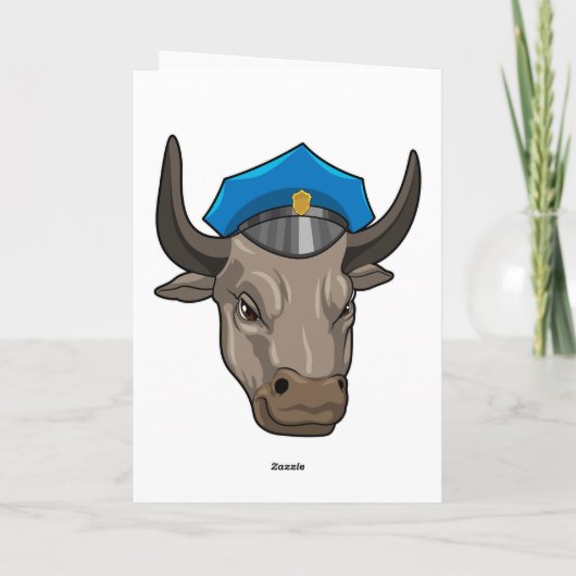 警察官の雄牛 カード (裏面)