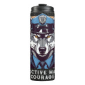 警察官カスタムへのパパおおかげ夫 タンブラー (正面)