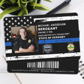 警察官カスタム写真法執行ID バッジ