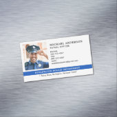 警察官カスタム法執行部の写真 マグネット名刺 (インサイチュ)