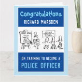 警察官カードとなるための研修 カード (正面)