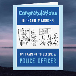 警察官カードとなるための研修 カード