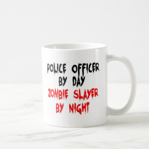 警察官ゾンビ層 コーヒーマグカップ