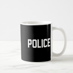 警察官ハロウィーンの衣装の警察のシャツ コーヒーマグカップ