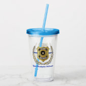 警察官バッジ アクリルタンブラー (裏面)