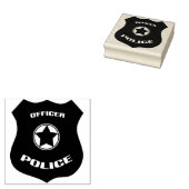 警察官バッジ ラバースタンプ (押印)