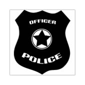 警察官バッジ ラバースタンプ (インプリント)