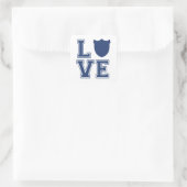 警察官バッジ – L O V E スクエアシール (バッグ)