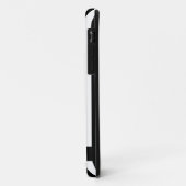 警察官パーソナライズされたの細いブルーライン Case-Mate iPhoneケース (裏面/左)