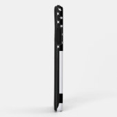 警察官パーソナライズされたの細いブルーライン Case-Mate iPhoneケース (裏面/右)