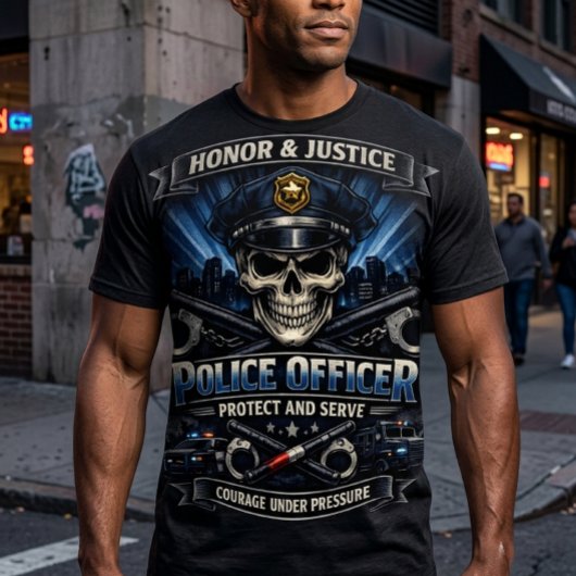 警察官プライドTシャツ トライブレンドTシャツ