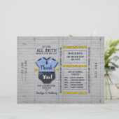 警察官ベビーシャワーDIYキャンディバーラッパー (スタンド正面)