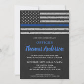 警察官卒業シンブルーラインパーティー 招待状 (正面)