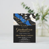 警察官卒業党シン・ブルー・ライン インビテーションポストカード (スタンド正面)