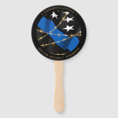 警察官卒業党シン・ブルー・ライン ハンドファン (正面)