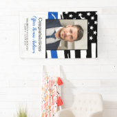 警察官卒業党シン・ブルー・ライン 横断幕 (インサイチュ)