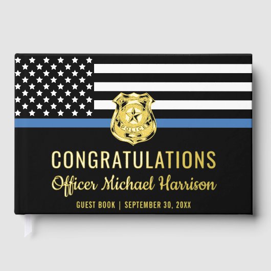 警察官卒業法執行アカデミー ゲストブック (正面)