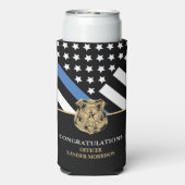 警察官卒業法執行アカデミー スリム缶クーラー (Seltzer裏面)