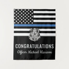 警察官卒業法執行アカデミー タペストリー