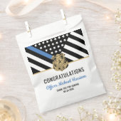 警察官卒業法執行アカデミー フェイバーバッグ (クリップ留めされた状態)