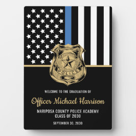 警察官卒業法執行アカデミー フォトプラーク