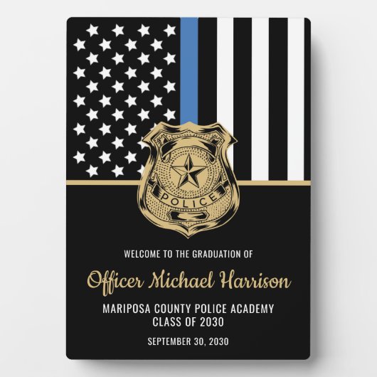 警察官卒業法執行アカデミー フォトプラーク (正面)